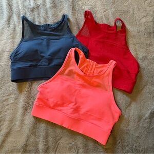 Zyia One More Rep Sports Bras Blue and Pink Medium